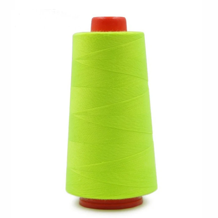 12 цветов швейные нитки 402 высокоскоростной полиэстровые швейные нити путем самостоятельного выбора между цветами Швейные нитки 3000 метров каждый - Цвет: Fluorescent green