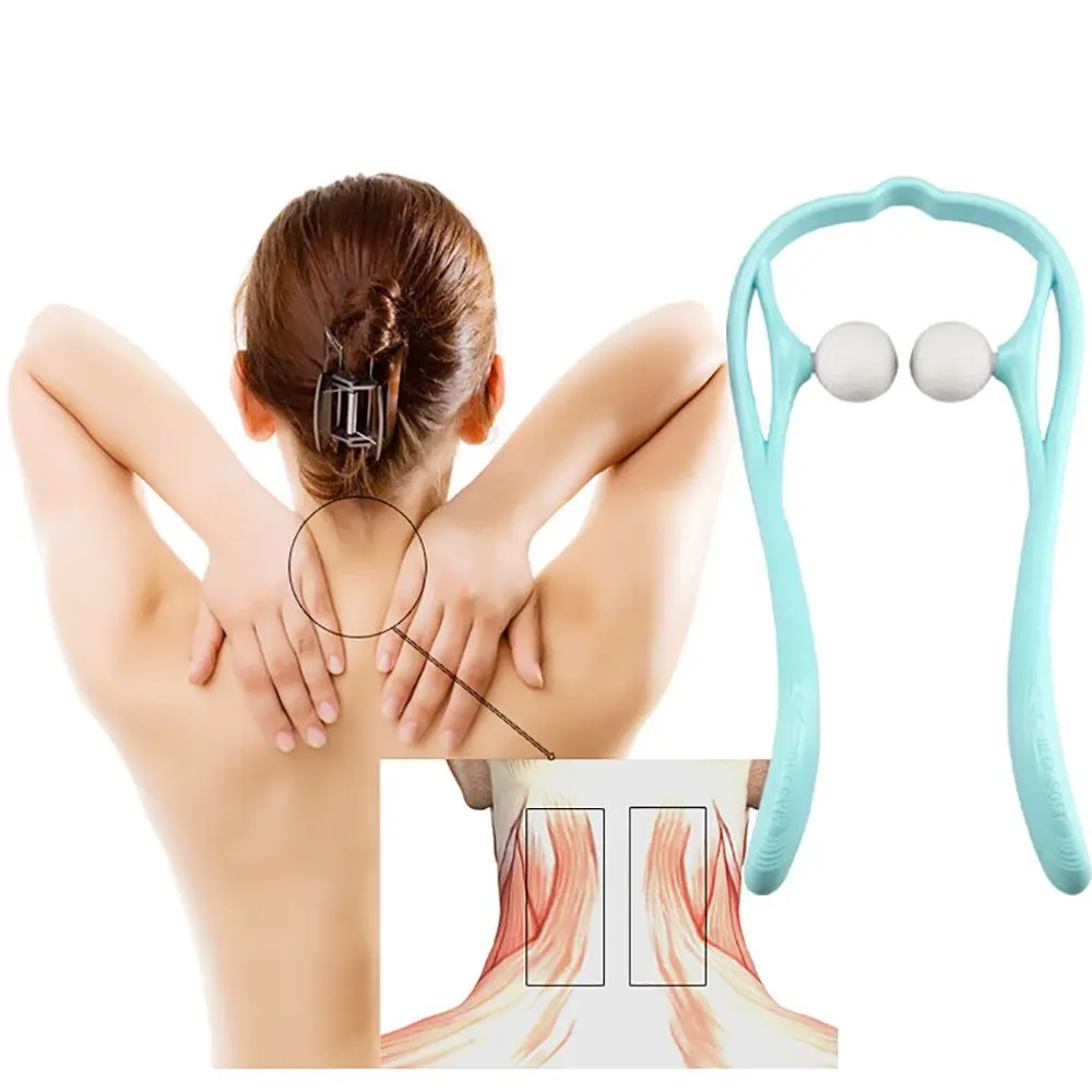 

Neck Shoulder Back Massager Trigger Point Roller Massager Therapy Plastic Pressure Muscle Relief Self Massage Health Care Tools