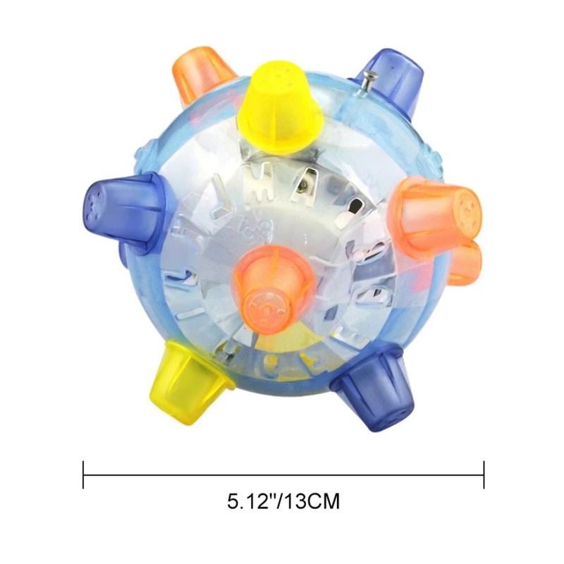 Собака мигающий танцующий шар игрушка забавный питомец светящийся шар собака прыгающие шары собака интерактивные шары-головоломки случайный цвет