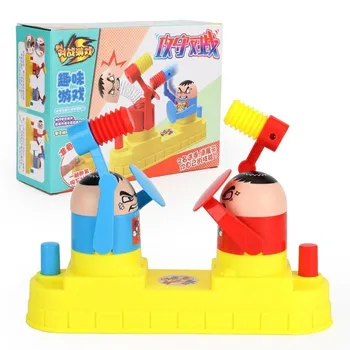 

Creative Double Battle Board Game Tabletop Toy Double Hammer Robot Battle Game Parent-child Interactive Tabletop Toy Party Games