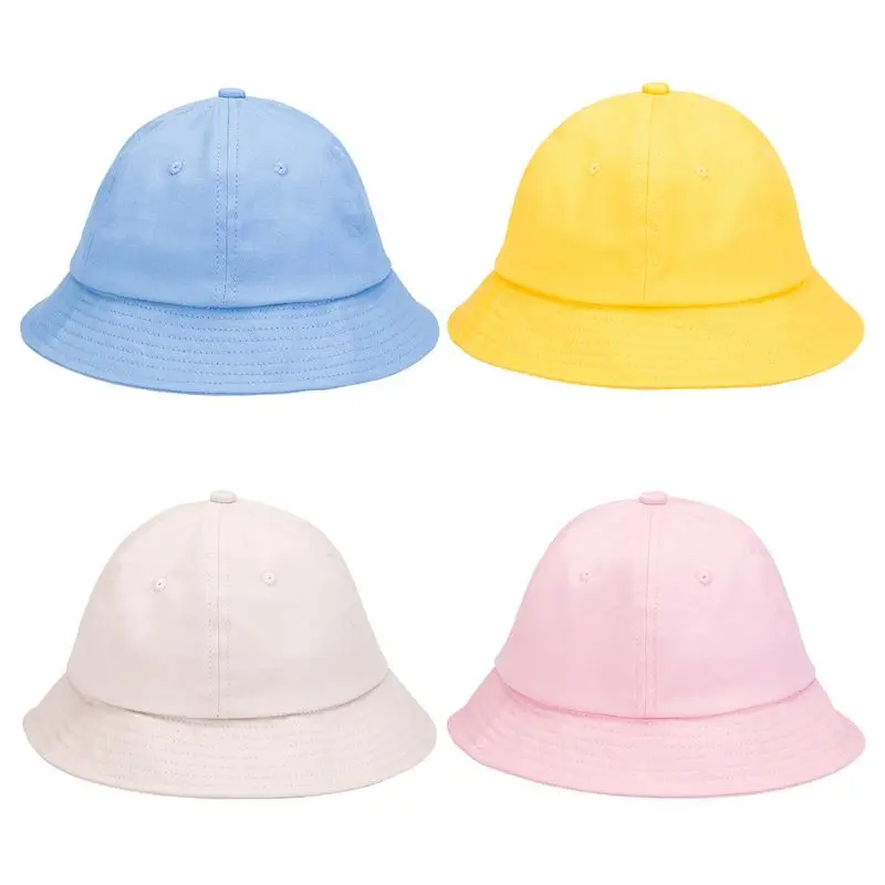Летняя Панама для взрослых детей яркая однотонная Кепка с широкими полями