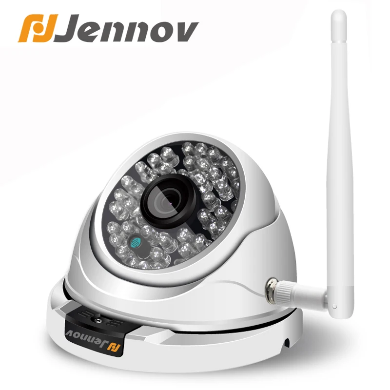 Купольная камера видеонаблюдения Jennov Wi Fi 1080P ONVIF с защитой от непогоды|Камеры