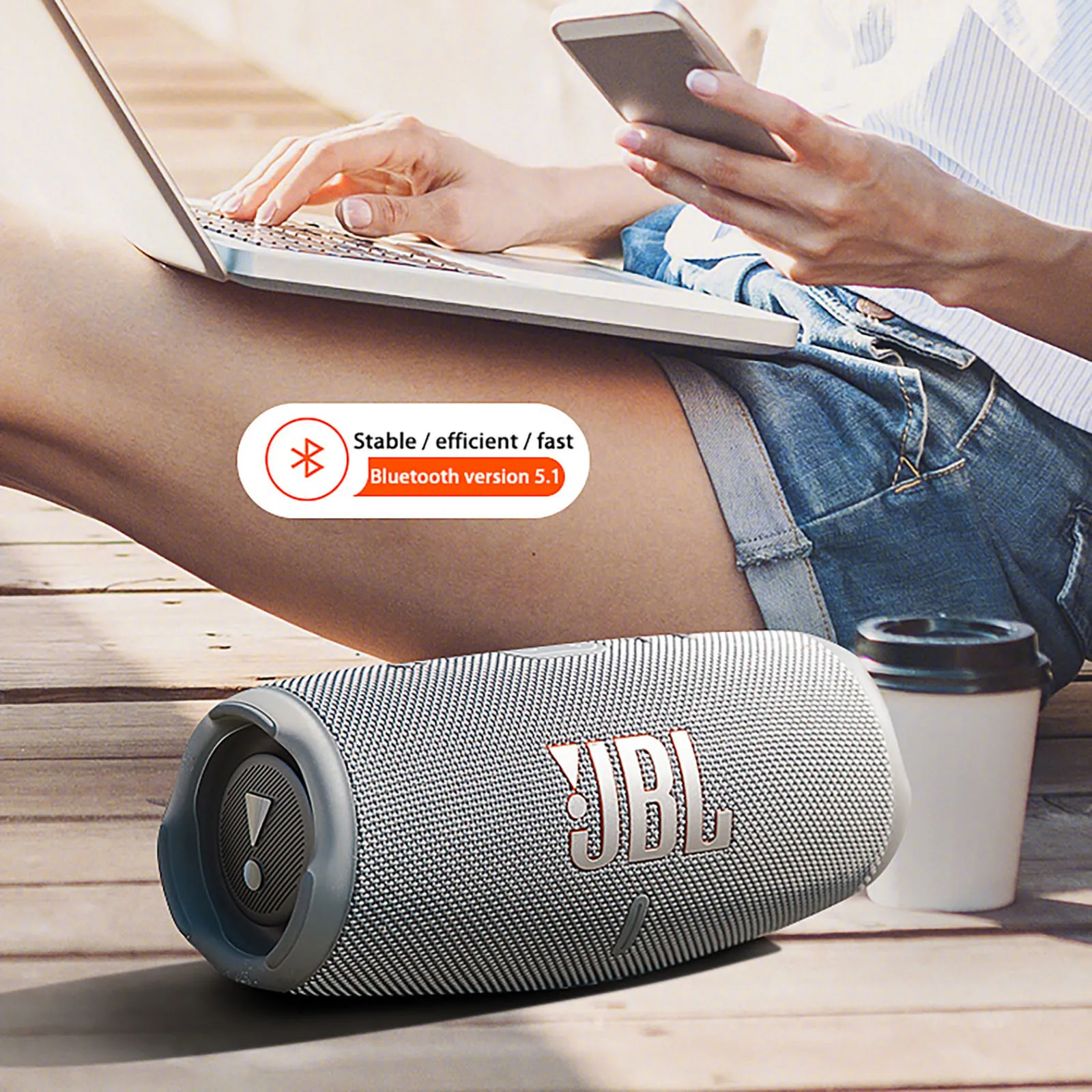 Портативный водонепроницаемый сабвуфер Jbl Charge 5 беспроводной Bluetooth 5.1 уличный для