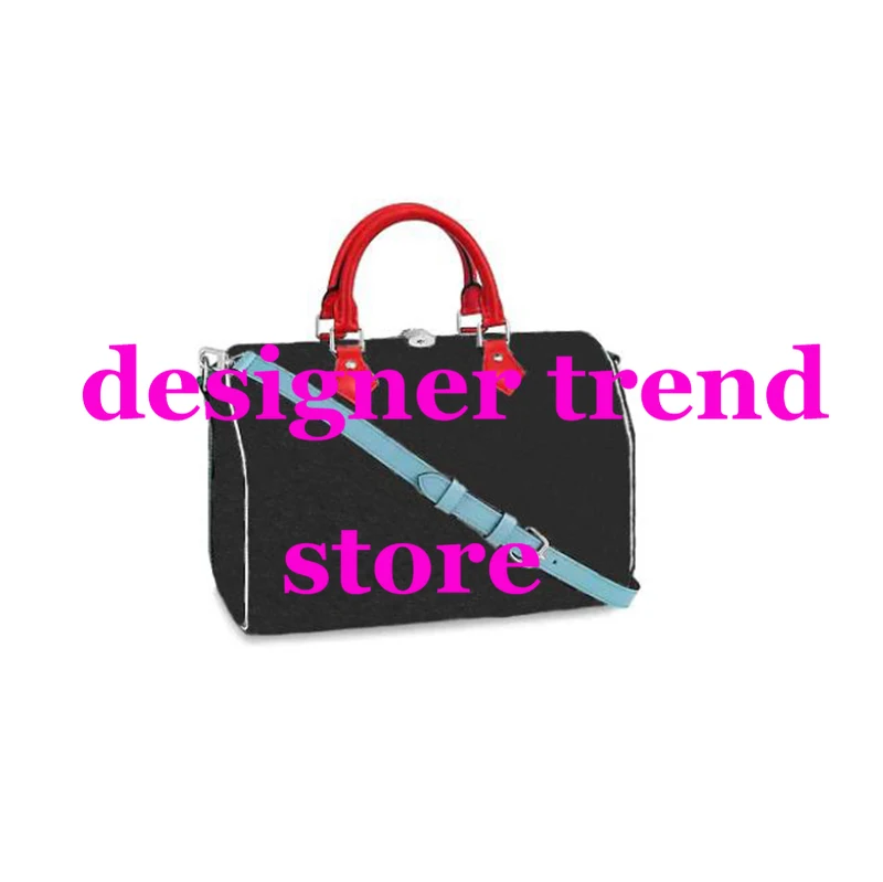 

30CM Original Printing 2019 Luxury Brand Bag Women Pillow Genuine Leather Cowhide Shoulder Travel Crossbody Bags Handbags Purses