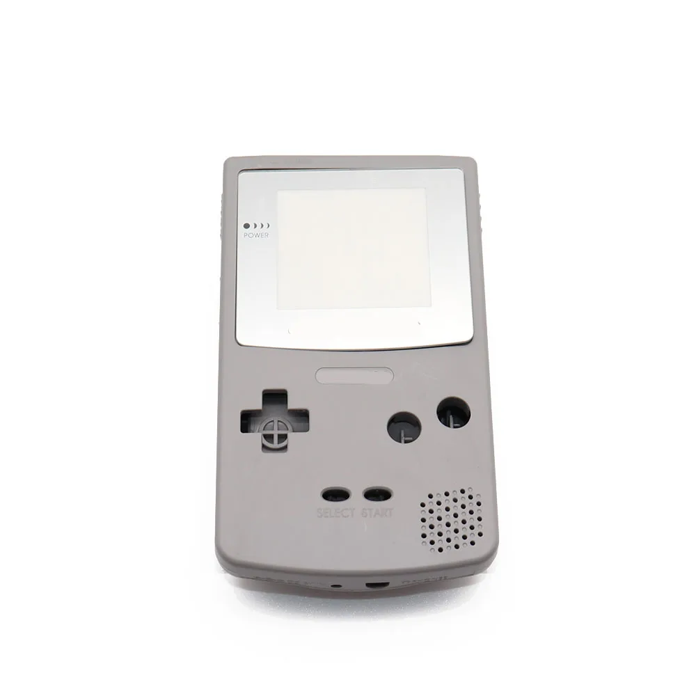 Для GBC серый корпус Чехол замена на запчасти для Gameboy GBC игровая консоль полный корпус