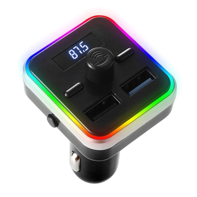 Новинка 2021 Автомобильный MP3-плеер с функцией громкой связи и двумя USB-портами |