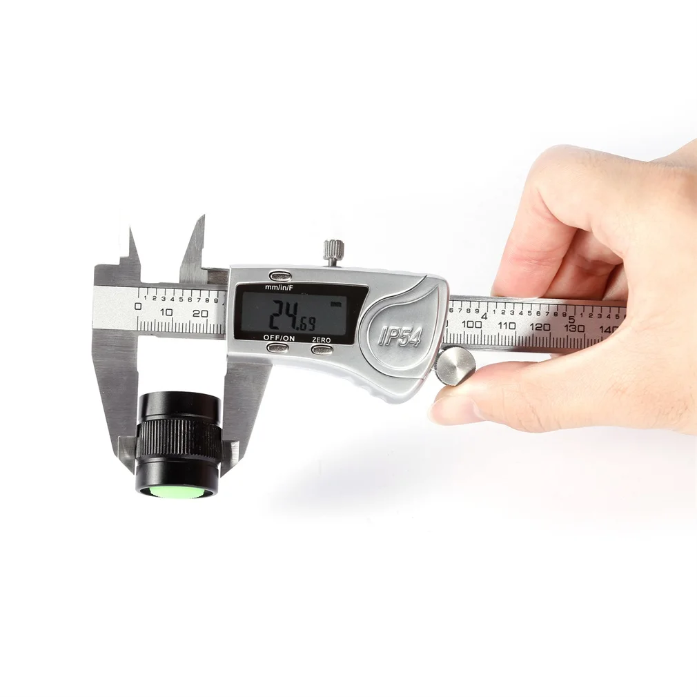 LESHP Electronic Digital Caliper 6 Inch with LCD Screen Waterproof Stainless Steel & Zinc Alloy Accurate Vernier Caliper Tool
