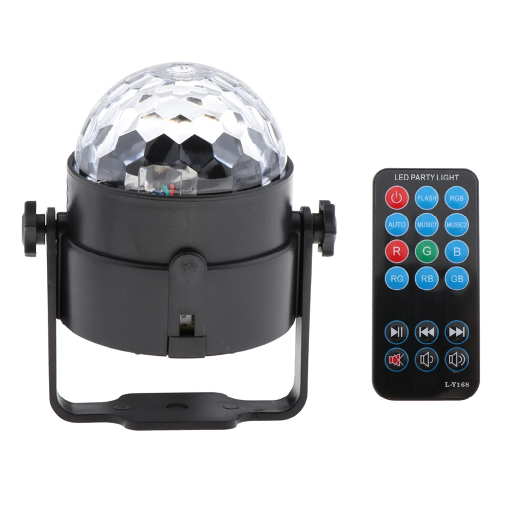 Led RGB диско этапа светильник s шар пульт дистанционного управления DJ КТВ для