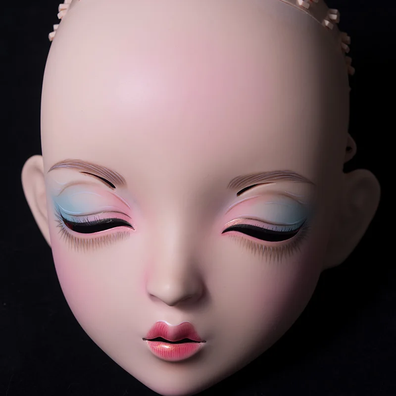 mask21 LiLi Mask-14) милая девушка Смола половина головы настроить Косплей Японская ролевая игра Аниме Силиконовые кигуруми маска Трансвестит кукла - Цвет: mask21