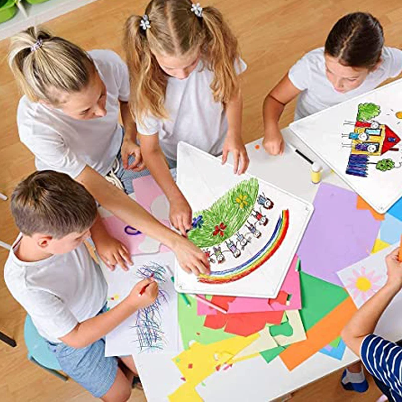 For Kids Making Kite Bulk Decorating Coloring Kite Party Pack DIY Blank Animal Painting Kite Includes handle and line 3