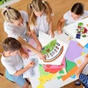 For Kids Making Kite Bulk Decorating Coloring Kite Party Pack DIY Blank Animal Painting Kite Includes handle and line 3
