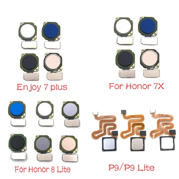 

For Huawei Honor 9 Lite 7X 7S P Smart P20 lite Fingerprint sensor Home Button Finger Print Sensor Flex Cable