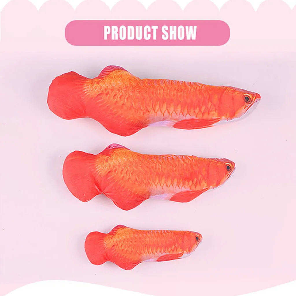 Животное 3D Карп модель кошка игрушка Моделирование рыба игрушка подарок кошка мята рыба плюшевая подушка