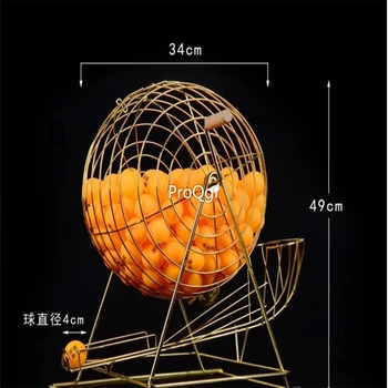 

Ngryise 1 Set Lottery machine gold color 39*50cm