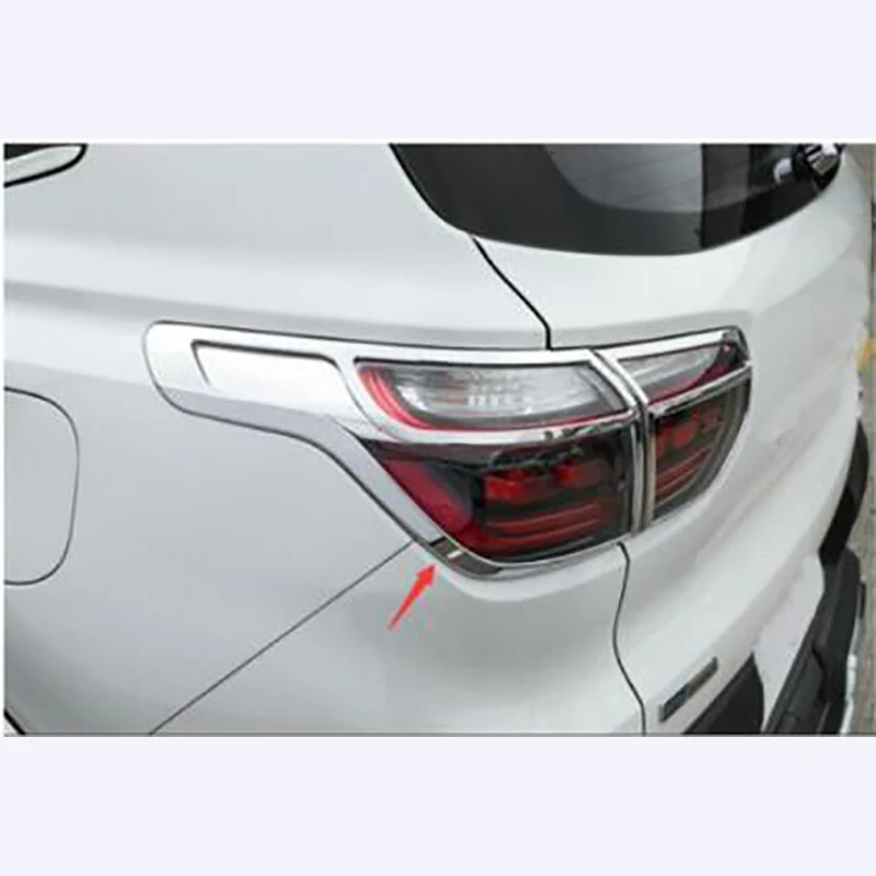 18 для Kia нового поколения Sportage задний фонарь абажур, предназначенный после фары Декоративная полоса ABS задний фонарь рамка декоративная