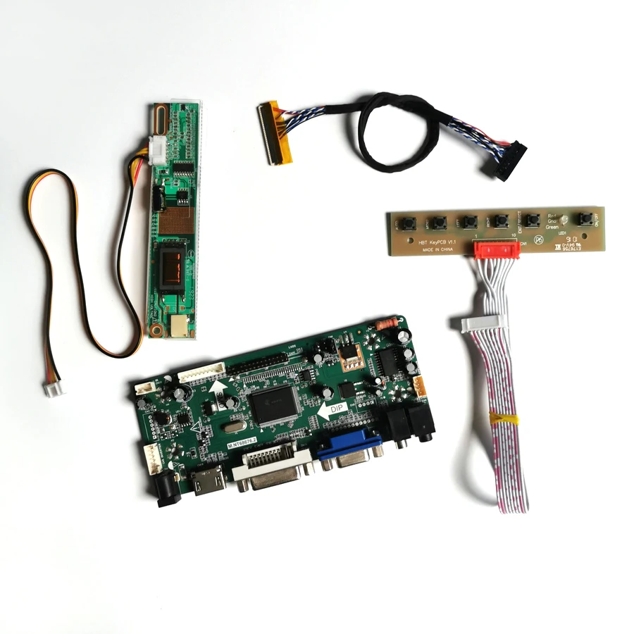 Для B141EW01 V0 V1 V2 1280*800 14," M. NT68676 контроллер дисплея карты LVDS 30Pin CCFL ЖК-монитор панель HDMI+ VGA+ DVI комплект