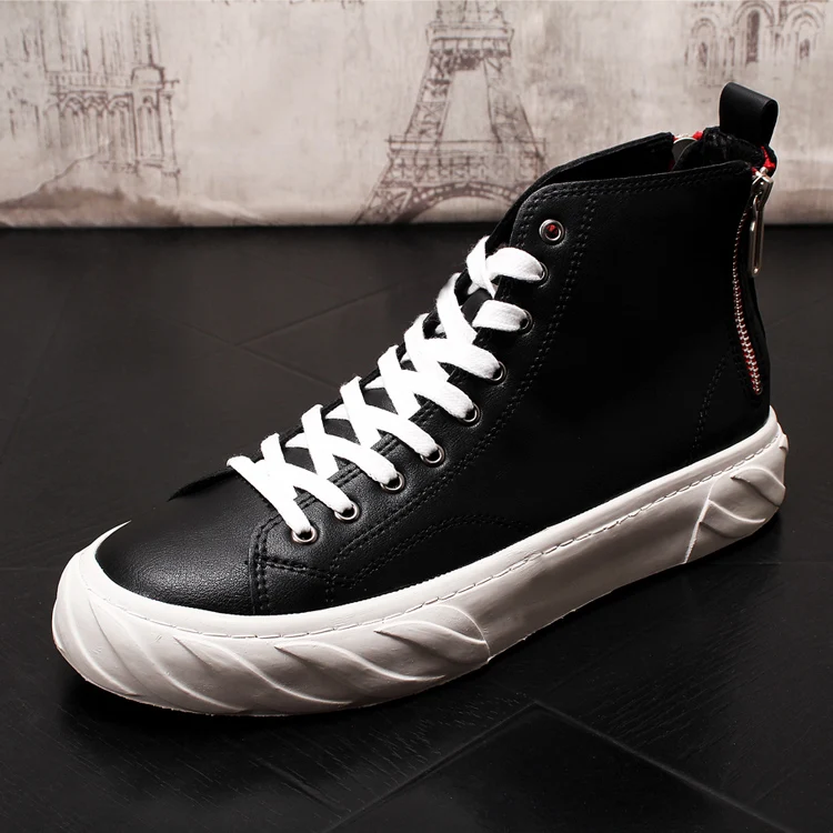 Men Casual Shoes Leather Shoes Men Spring Autumn Fashion Men Boots Fashion New Casual Leather Boots Genuine Leather Men Shoes