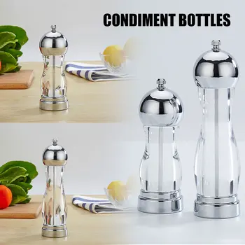 

Economical Portable Manual Salt Pepper Mill Grinder Tool for Kitchen BBQ Barbecue Camping ds99