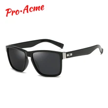 Бренд Pro Acme, дизайнерские квадратные поляризованные солнцезащитные очки, мужские очки для вождения, Винтажные Солнцезащитные очки для мужчин, зеркальные линзы, мужские CC1298