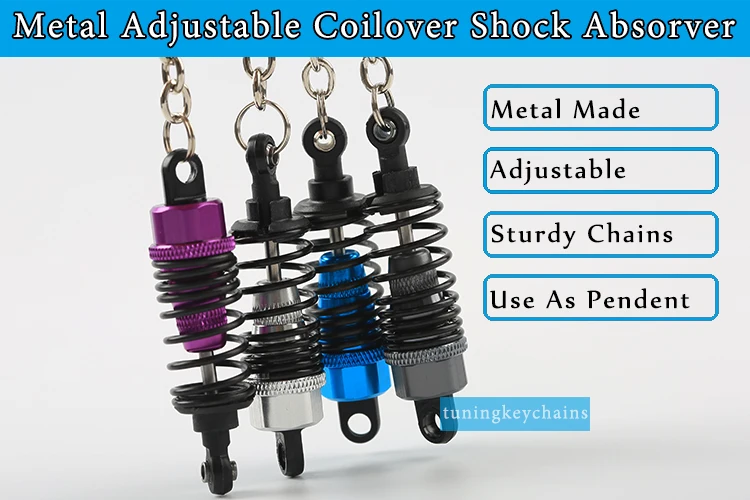 Регулируемый металлический амортизатор Coilover Весна мини игрушка модель тюнинг брелок R/C Прямая поставка