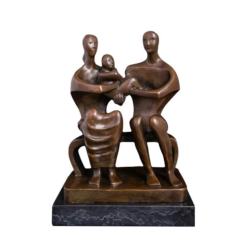 

ArtsHom DS-476 бронза абстрактные Семья статуя любви Скульптура современные металлические произведения искусства фигурки отца мать День святого Валентина подарки дома деко