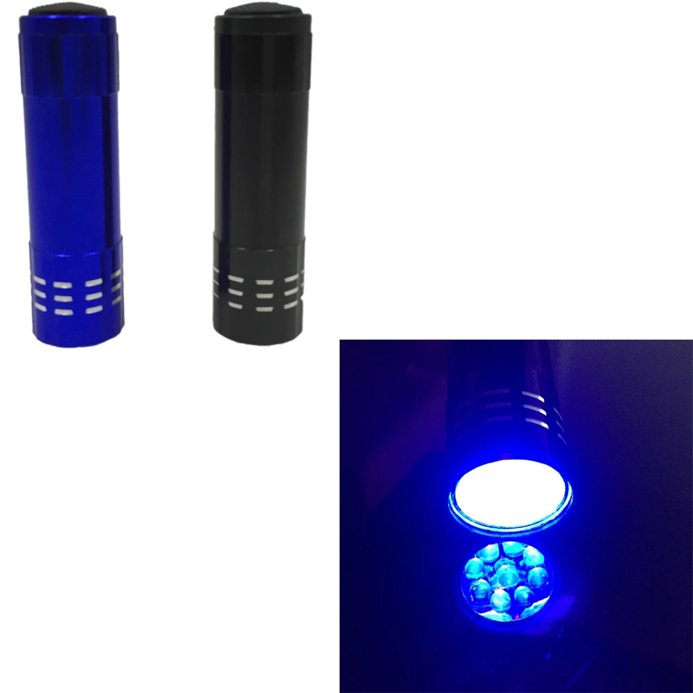 UV Flashlight 365nm 395nm LED Ultraviolet Lamp 1Pcs