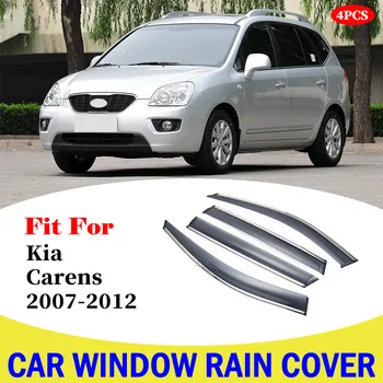 

For Kia Carens Car Window Sun Rain Shade Visors Shield Shelter Protector Rain Cover Trim Frame Car Accessories 2007-2012