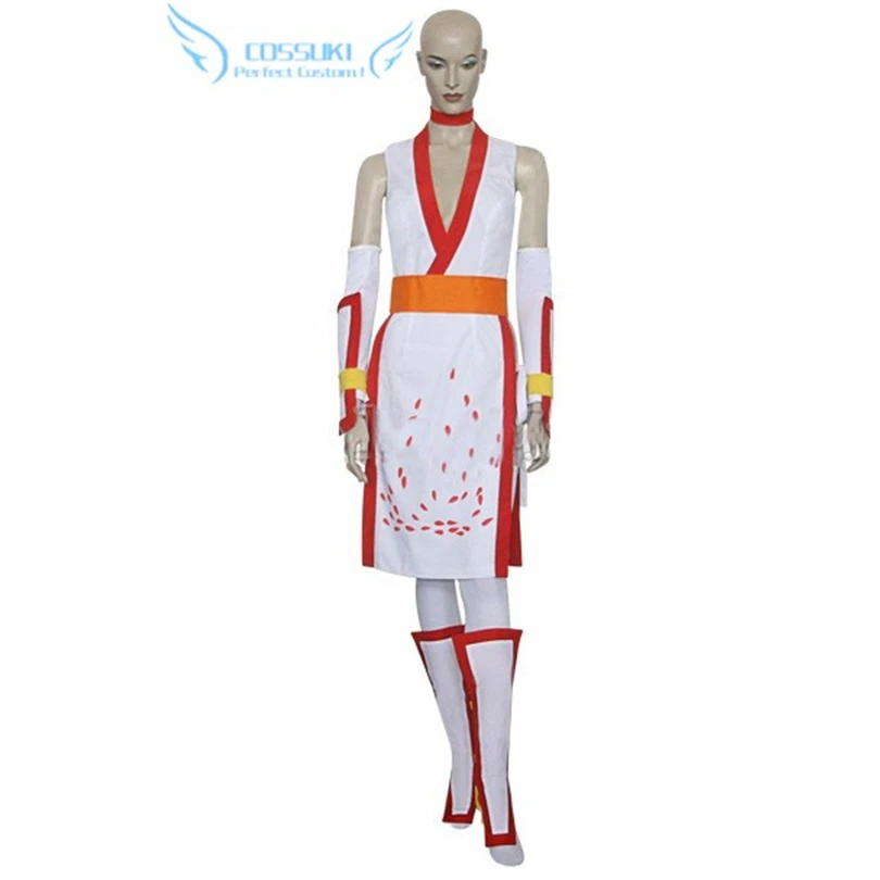 

High Quality Dead Or Alive Kasumi White Uniform Cosplay Costume ,Perfect Custom For You !