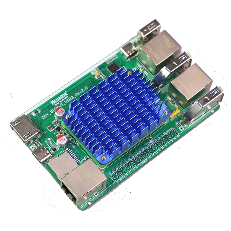 Raspberry pi Cm4 3x Gbps Ethernet Placa Openwrt Hdmi Rtl8153 Giga Usb3.0 Openwrt Ubuntu Quadro demonstração - Imagem 5