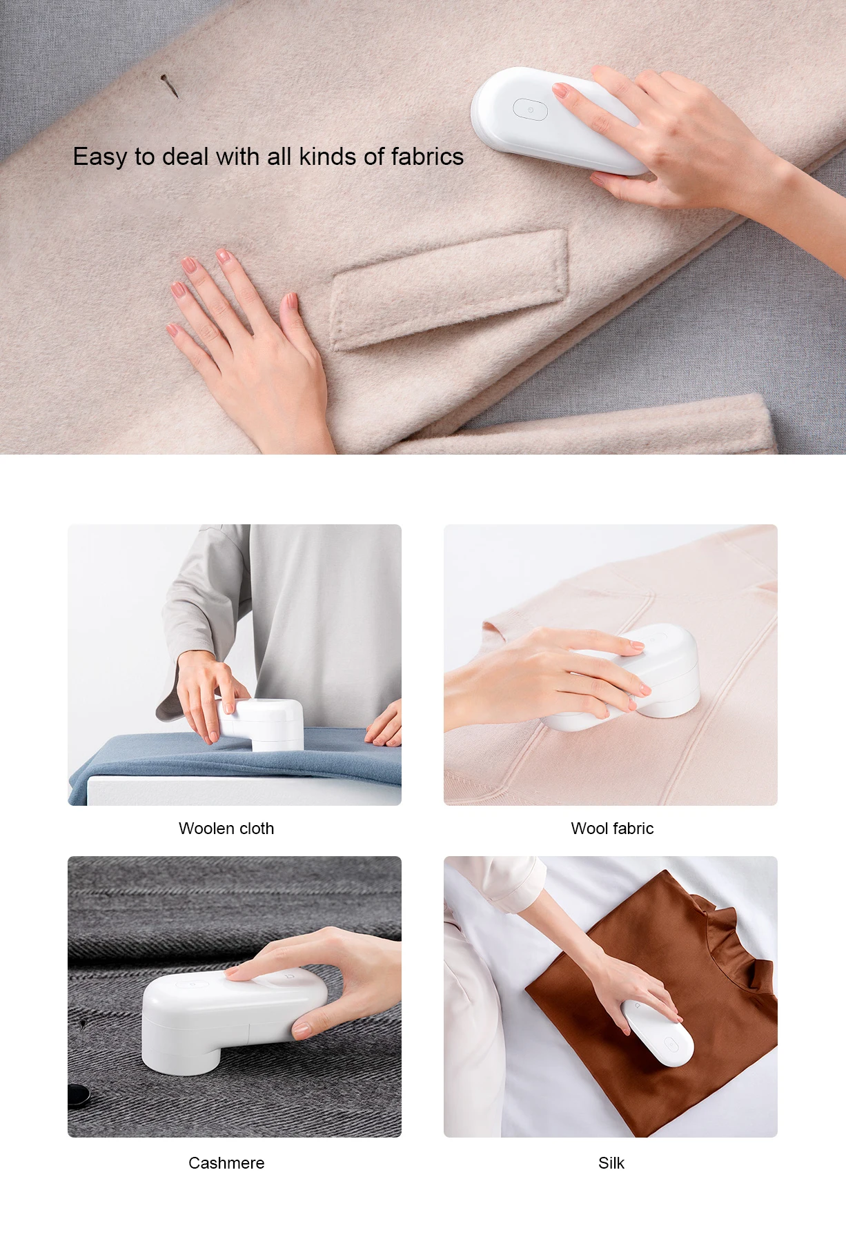 Xiaomi Mi Mijia Lint Remover Clothes Fuzz Pellet Trimmer Machine