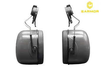 

Double-Shell Structure Passive earmuffs NRR 28 Optimum Comfort&Max protection Helmet attachment