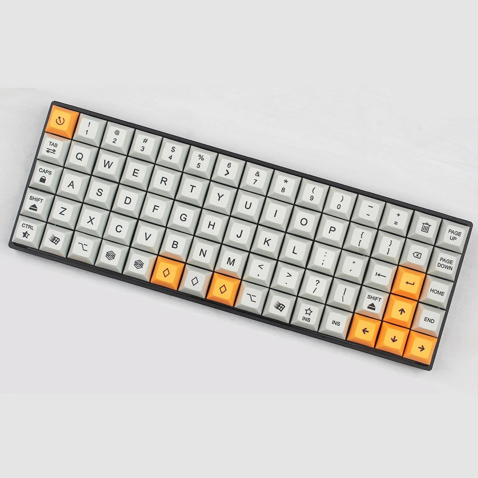 Колпачки для клавиатуры DSA Планк Niu40 XD75 RGB75 Ortholinear Cherry MX переключатели