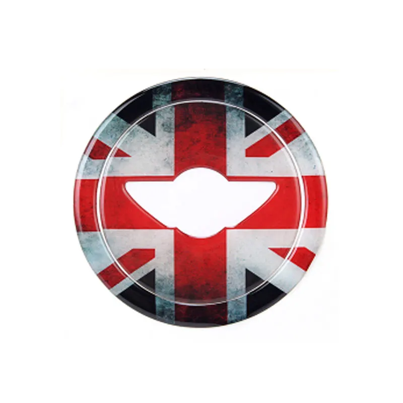 KJAUTOMAX For Mini Cooper R55 R56 R57 R58 R59 R60 R61 Epoxy Resin Steering Wheel Sticker 3D Multi Style Crystal Glue - Название цвета: 10
