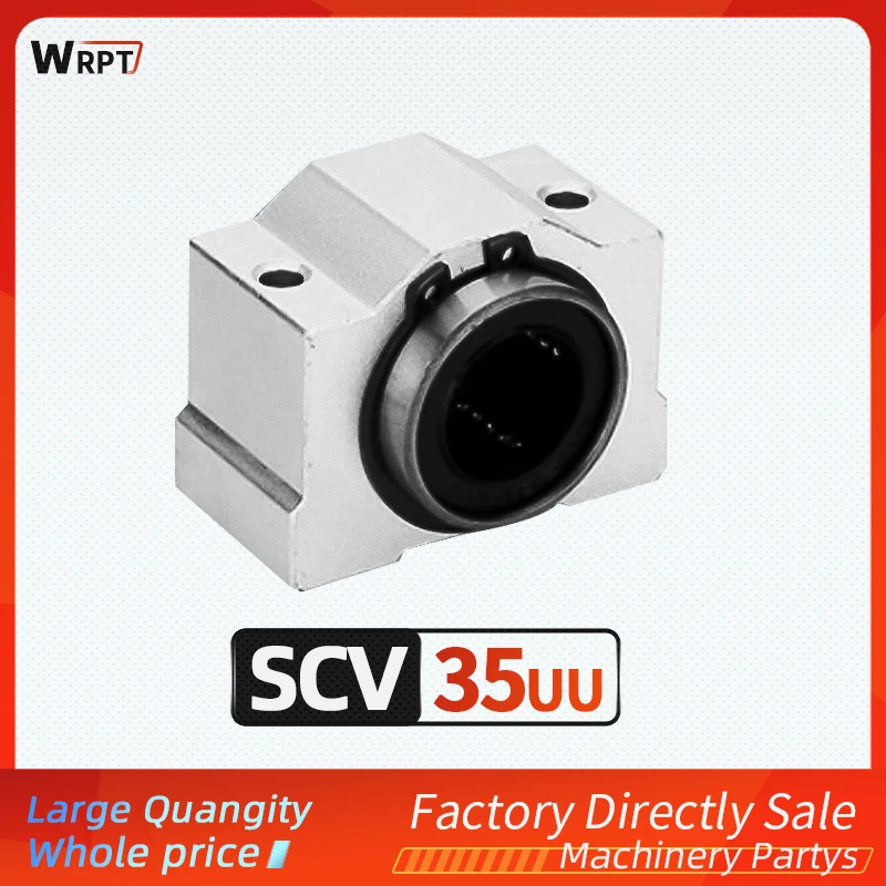 1pcs linear optical axis aluminum profile slider alloy seat rail SCV 35UU short | Обустройство дома