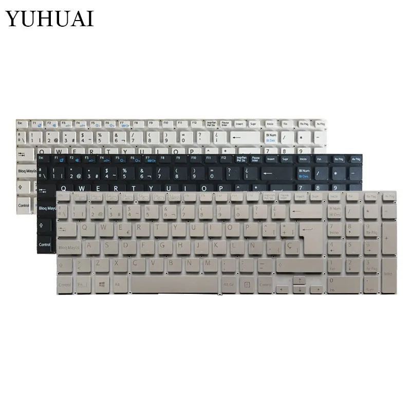 Испанская клавиатура для ноутбука Sony Vaio Fit 15 SVF15 SVF15A SVF15E SVF15A16CXB SVF15N17CXB SVF152100C SVF152A29M |