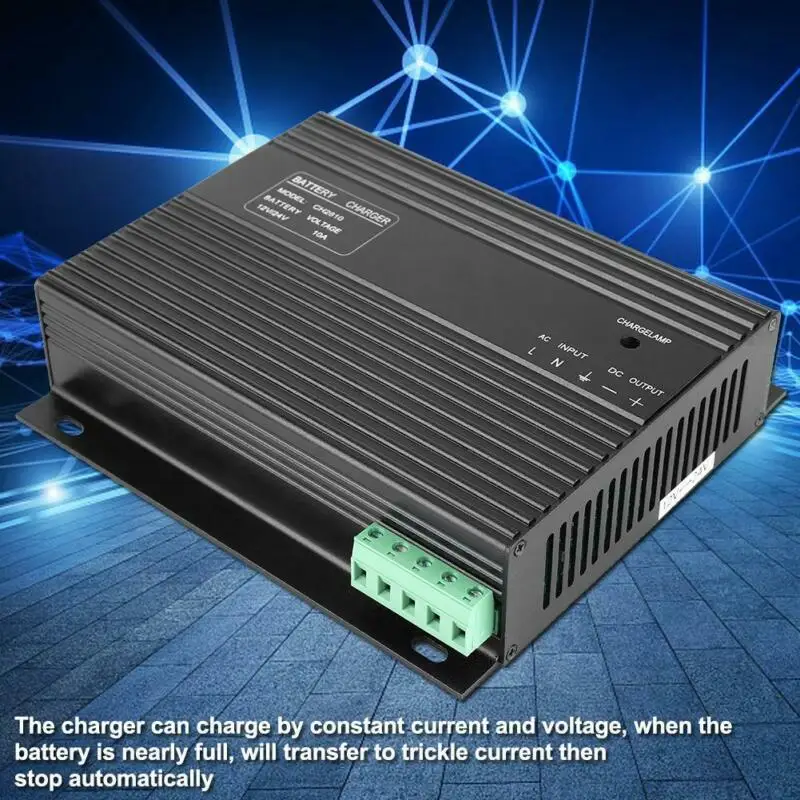 

12V/24V 10A Diesel Generator Genset Kit Smart Battery Charger 20-600Hz 160-250VA