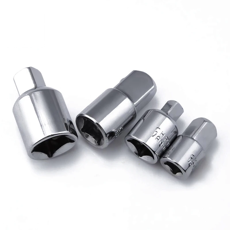 LAMEZIA 4 шт. 1/2 &quot1/4&quot 3/8 &quotСеребряный Трещоточный адаптер Набор торцевых