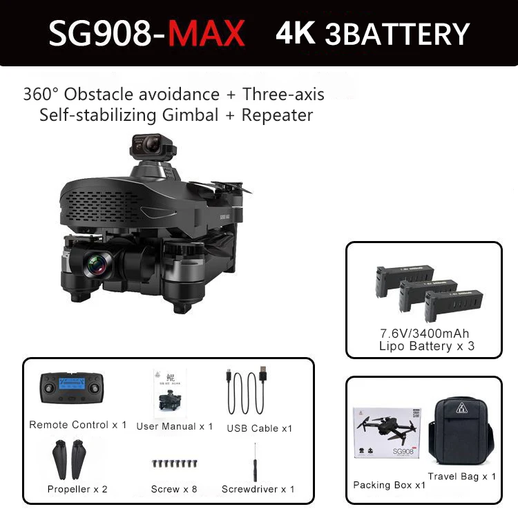 5G EIS Anti-Shake GPS Drone RC Distance 3KM Professional FPV 4K Camera with 3-Axis Gimbal Quadcopter Obstacle Avoidance RC Drone 3dr solo remote charger RC Quadcopter