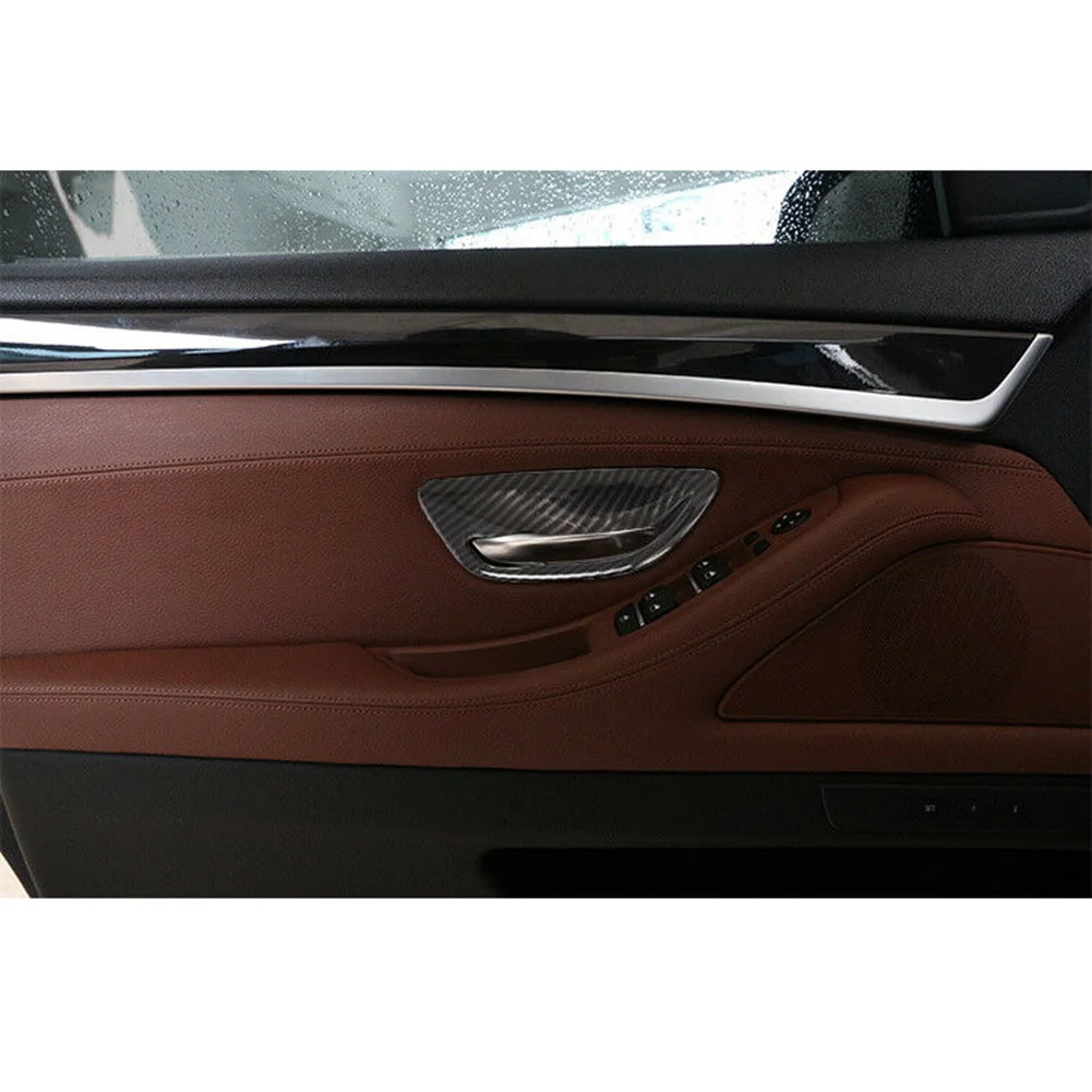 4 шт. Автомобильная дверная ручка чаша крышка отделка декор для BMW 5 серии F10 520 528 525