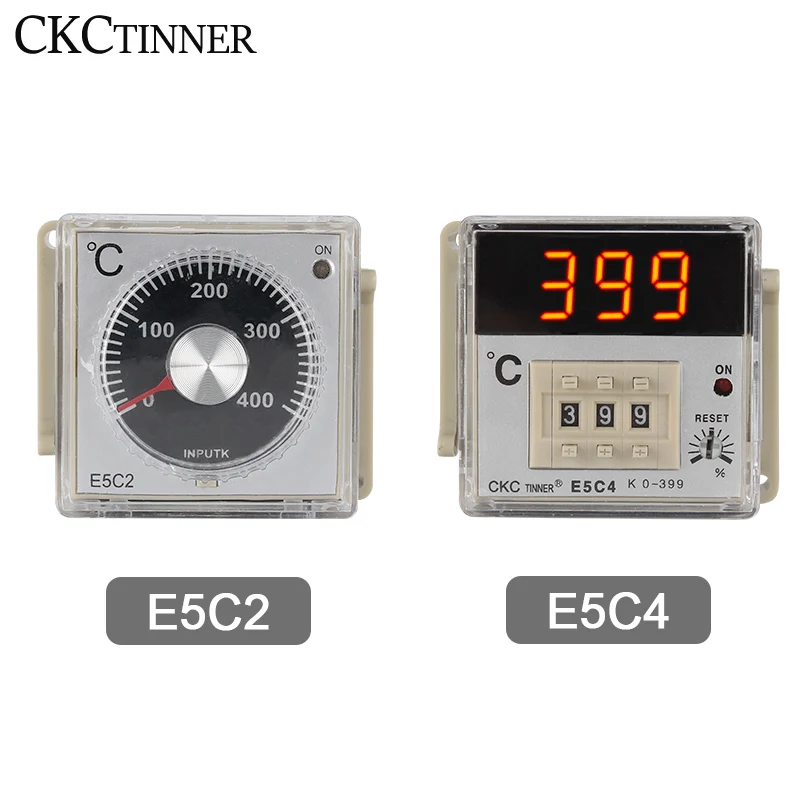Регулятор температуры E5C4/E5C2 0-399/0-999 градусов Цельсия термостат типа K/PT100 с