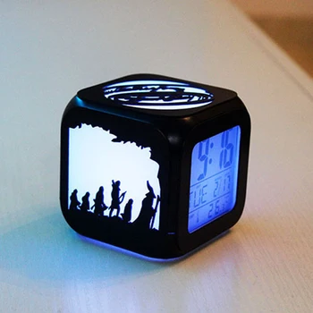 

3D LED Table Clock Modern Wall Clock Digital Watches Display Clock mechanism Alarm Snooze Desk Alarm Clock dropshipping