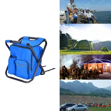 Открытый Кемпинг складной пакет льда стул прочный и удобный экономичный рыболовный стул синий