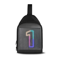 2021 Smart Advertising Backpack LED Display Dynamic School Bag Wifi APP Control Waterproof DIY Dynamic City Hiking Backpack