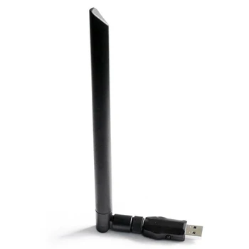 

HOT-1200Mbps USB Wireless Wifi Adapter Dongle Dual Band 2.4G/5GHz with Antenna 802.11AC
