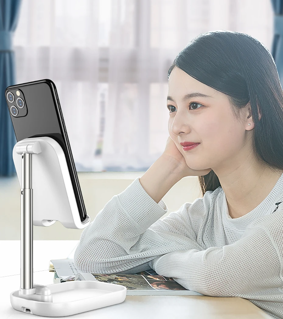 Foldable QI Wireless Charger Stand For Iphone 11 Iphone 11 Pro 10W Fast Charge Extendable Smartphone Tablet Desktop Holder