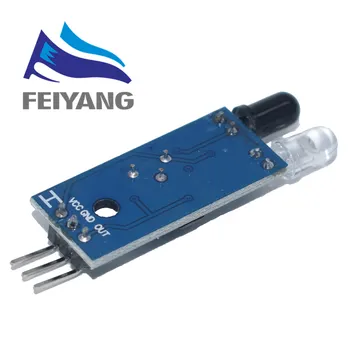 

10pcs Smart Car Robot Reflective Photoelectric 3pin IR Infrared Obstacle Avoidance Sensor Module for arduino Diy Kit