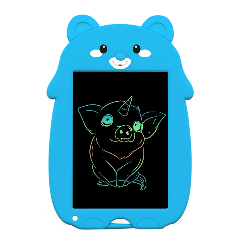 

8.5 Inch Cute Bear Portable Writing Tablet Digital Graphics Exercise Board Children Study Pad Colorful Drawing