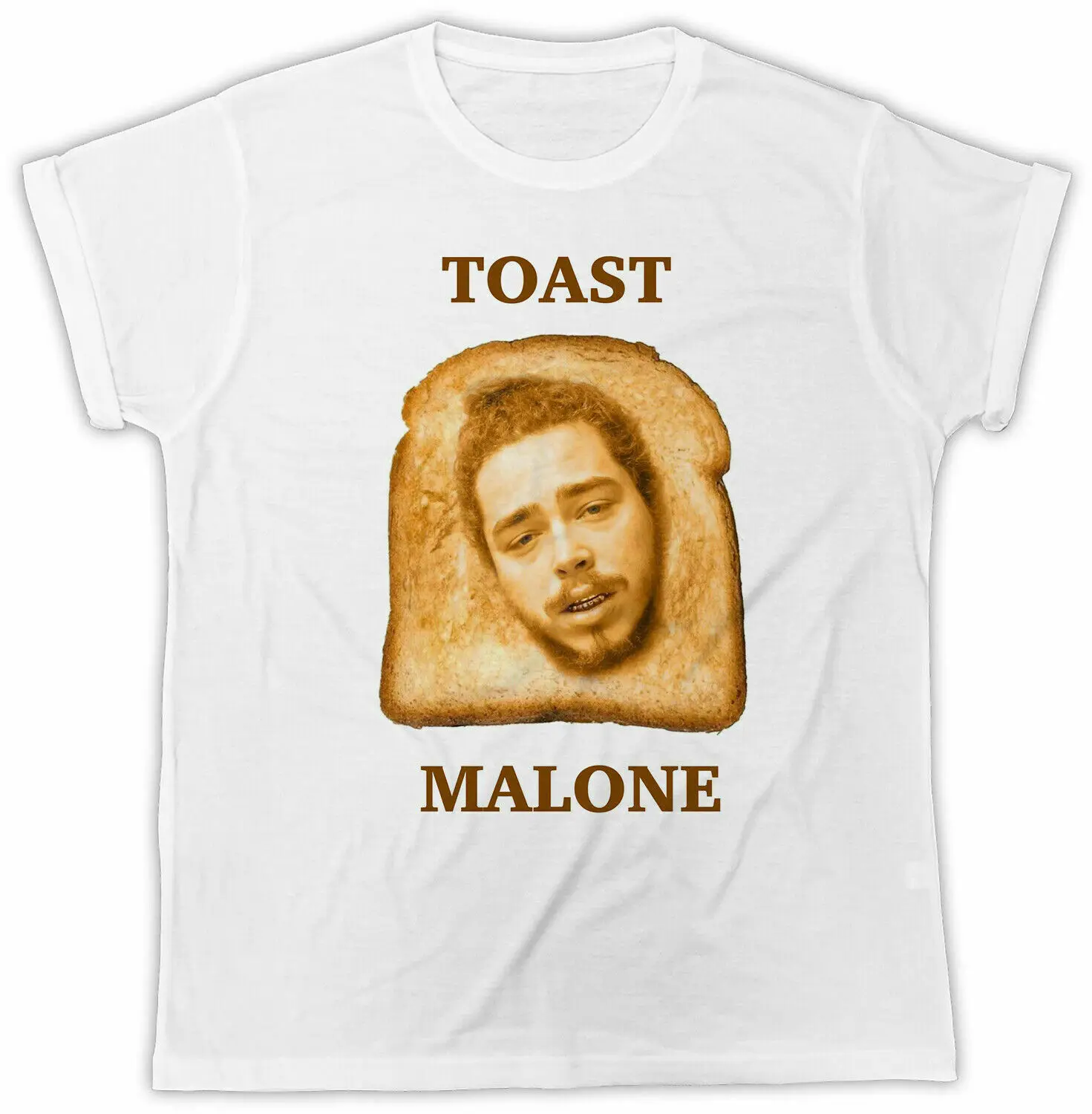 Забавная белая футболка Toast Malone Morning хип-хоп Rap Post Malone