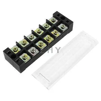 

TB-4506L 600V 45A Double Rows 6P Covered Barrier Screw Terminal Block
