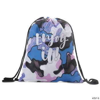 

Travel Drawstring Bag Drawstring Backpack Drawstring Rucksack Printing Drawstring Backpack Cute Women Small School Bag